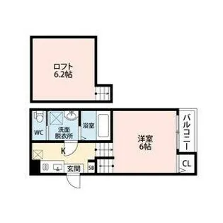ラハト今池【105号室】の間取り