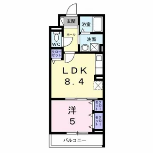 ヒカルサ尼崎神崎町【3階】の間取り