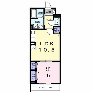 ヒカルサ尼崎神崎町【2階】の間取り