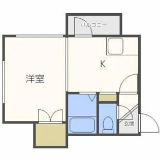 ノースウェイ31【205号室】の間取り