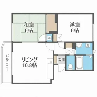 ラフィネ27【102号室】の間取り