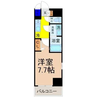 エスリード栄ル・クール(サカエルクール)【13階】の間取り