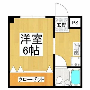 サンセルジュ深井【1階】の間取り