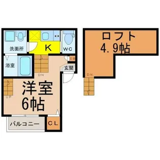 アークラヴィータ【1階】の間取り