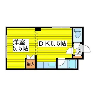 サニープレイス北21東12【306号室】の間取り