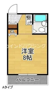 プリス清水丘【1階】の間取り