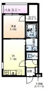 大阪府摂津市香露園【アパート】の間取り