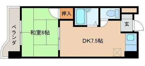内山第20ビル【307号室】の間取り
