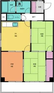 ラ・メゾン勝建【401号室】の間取り