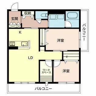 シャーメゾン小柳【3階】の間取り