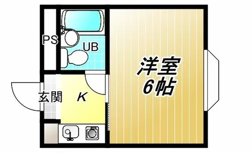 サンシャイン弥刀【3階】の間取り