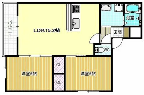 羽曳野新築PJ【1階】の間取り
