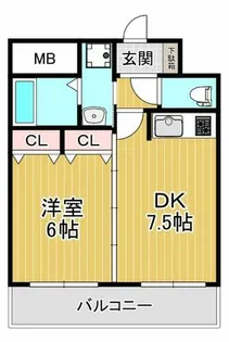 TSカーサSECOND【7階】の間取り