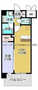 スプランディッド天王寺SOUTH【5階】の間取り