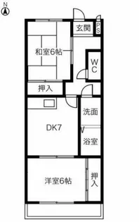PARK SIDE HOUSE【2階】の間取り
