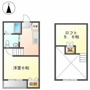 コーエイⅡ【2階】の間取り