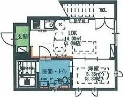 Rayures(レイユール)【1階】の間取り