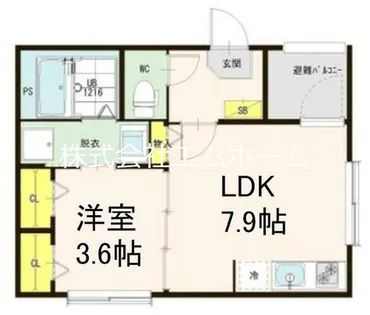 toiro【2階】の間取り