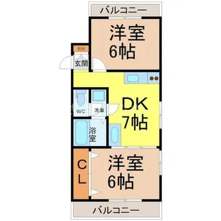第七加藤ビル【4階】の間取り