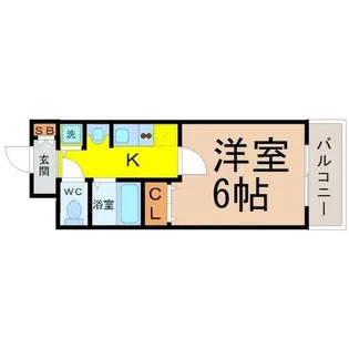 プレサンス新栄リミックス【9階】の間取り