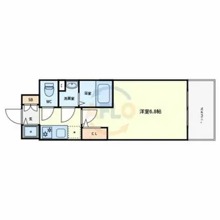 1Kの間取り画像