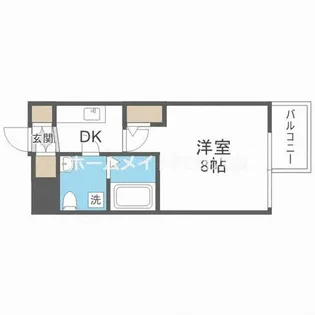 ザ・パーククロス阿波座【2階】の間取り