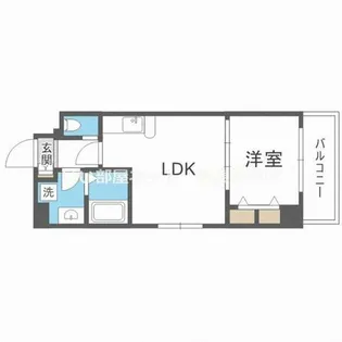 アトール西中島Ⅱ【9階】の間取り