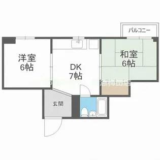 サンハイツ塚本【3階】の間取り