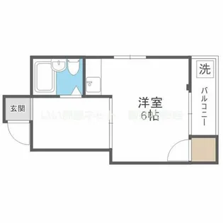 ニュー塚本ハイツ【3階】の間取り