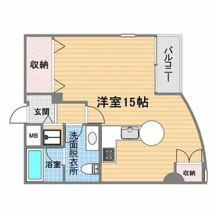 コロナール甲子園【4階】の間取り