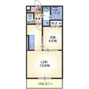 プランドール【3階】の間取り