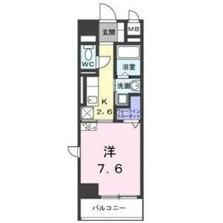 ホワイトメゾン新栄【9階】の間取り