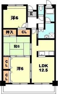 clef【302号室】の間取り