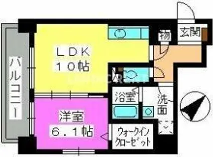 コンフォール博多駅南【9階】の間取り