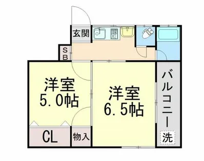 井上ハイツ【2階】の間取り