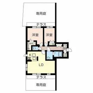 ブルームコート【1階】の間取り