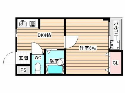 日伸第三マンション【5階】の間取り