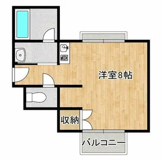 ユニバーハイツオオセヤ【1階】の間取り