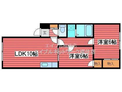 ビバリーハウス福住【4階】の間取り