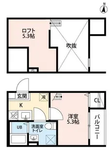 インフィニティーエル【2階】の間取り