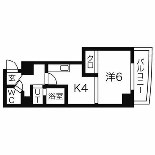 ワピタ名駅【1階】の間取り