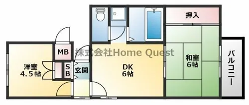ソーシャル山本【2階】の間取り