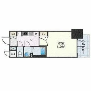 プレサンス名古屋幅下ファビュラス【2階】の間取り
