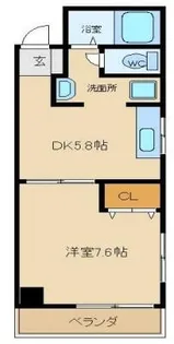 メゾンファイブ松本【4階】の間取り