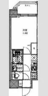 Alivis都島北通【6階】の間取り