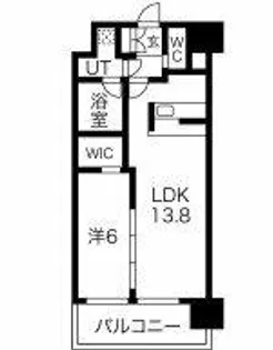グランカーサ難波元町【6階】の間取り