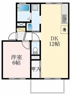 大阪府堺市中区土塔町【アパート】の間取り