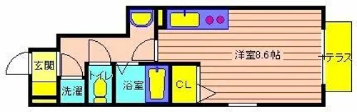 アジロガーデン【1階】の間取り