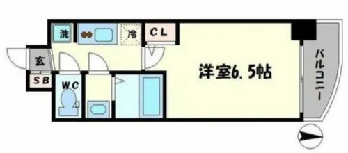 SERENiTE谷四【3階】の間取り