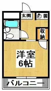 コスモ深井【3階】の間取り